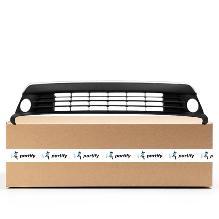 Toyota Prius Plug In Lower Grille Partial Primed Black With Chrome Moulding With Fog Lamp Hole Prius Plug In - TO1036139