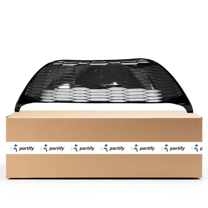 Toyota Yaris Hatchback Lower Grille Painted Black Mesh Design SE Model - TO1036188