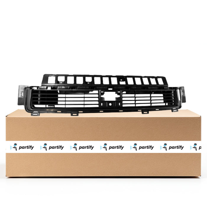 Toyota Sequoia Lower Grille Matte Black With Painted Gray Moulding For Sr5 Without Trd Sports Package - TO1036211