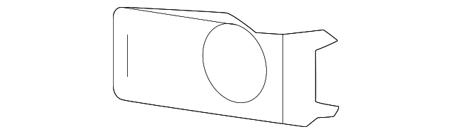 Toyota Land Cruiser Base/First Edition Bumper Insert Base Fog Lamp Bezel - TO1039294