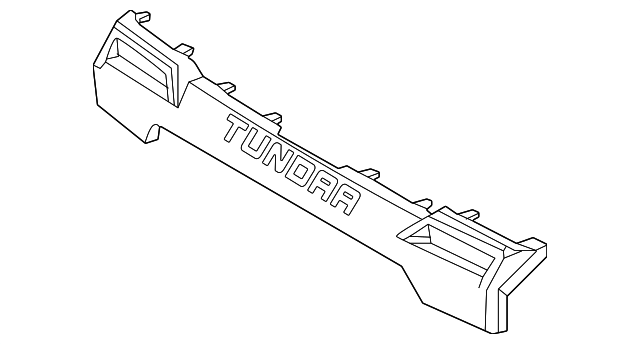 Toyota Tundra Front Bumper Molding SR Without Logo - TO1044157