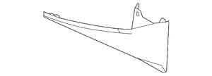 Front Passenger Side Bumper Molding image