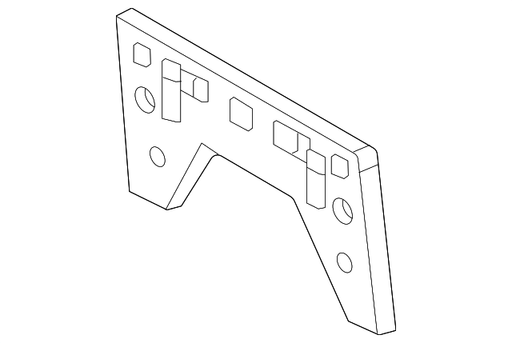 Toyota bZ4X License Plate Bracket - TO1068189