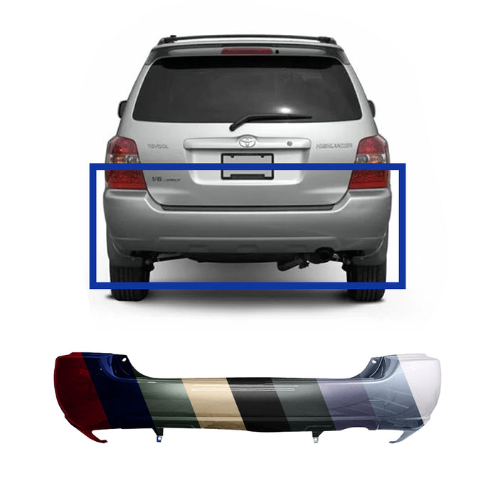 Toyota Highlander CAPA Certified Rear Bumper - TO1100231C