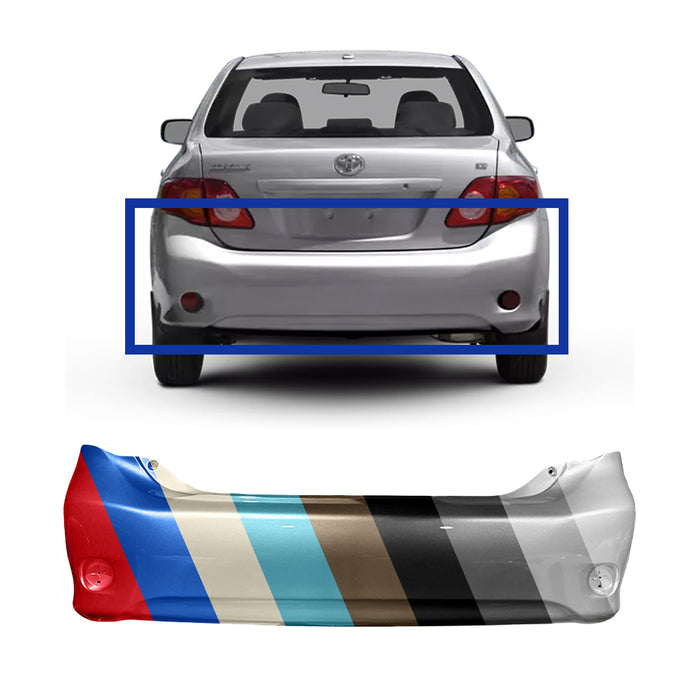 Toyota Corolla CE/LE CAPA Certified Rear Bumper - TO1100264C