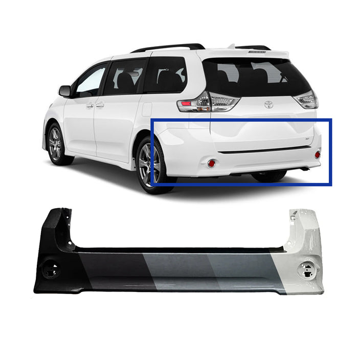 Toyota Sienna SE Rear Bumper - TO1100284