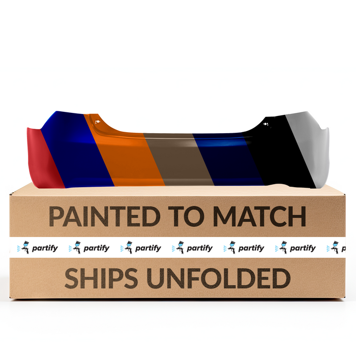 Toyota Camry Non-SE Single Exhaust Rear Bumper Without Spoiler Holes - TO1100304