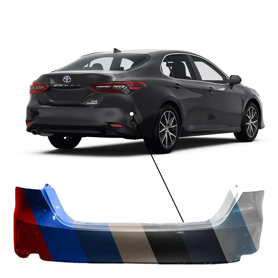 2018-2024 Toyota Camry L/LE/XLE Rear Bumper Without Sensor Holes