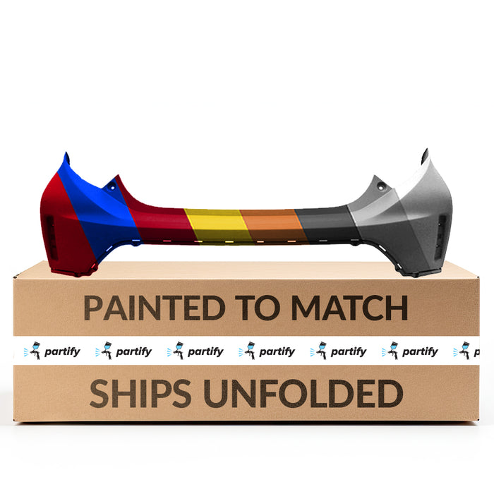 Toyota Prius C CAPA Certified Rear Bumper W/Wheel Opening Moldings - TO1100338C