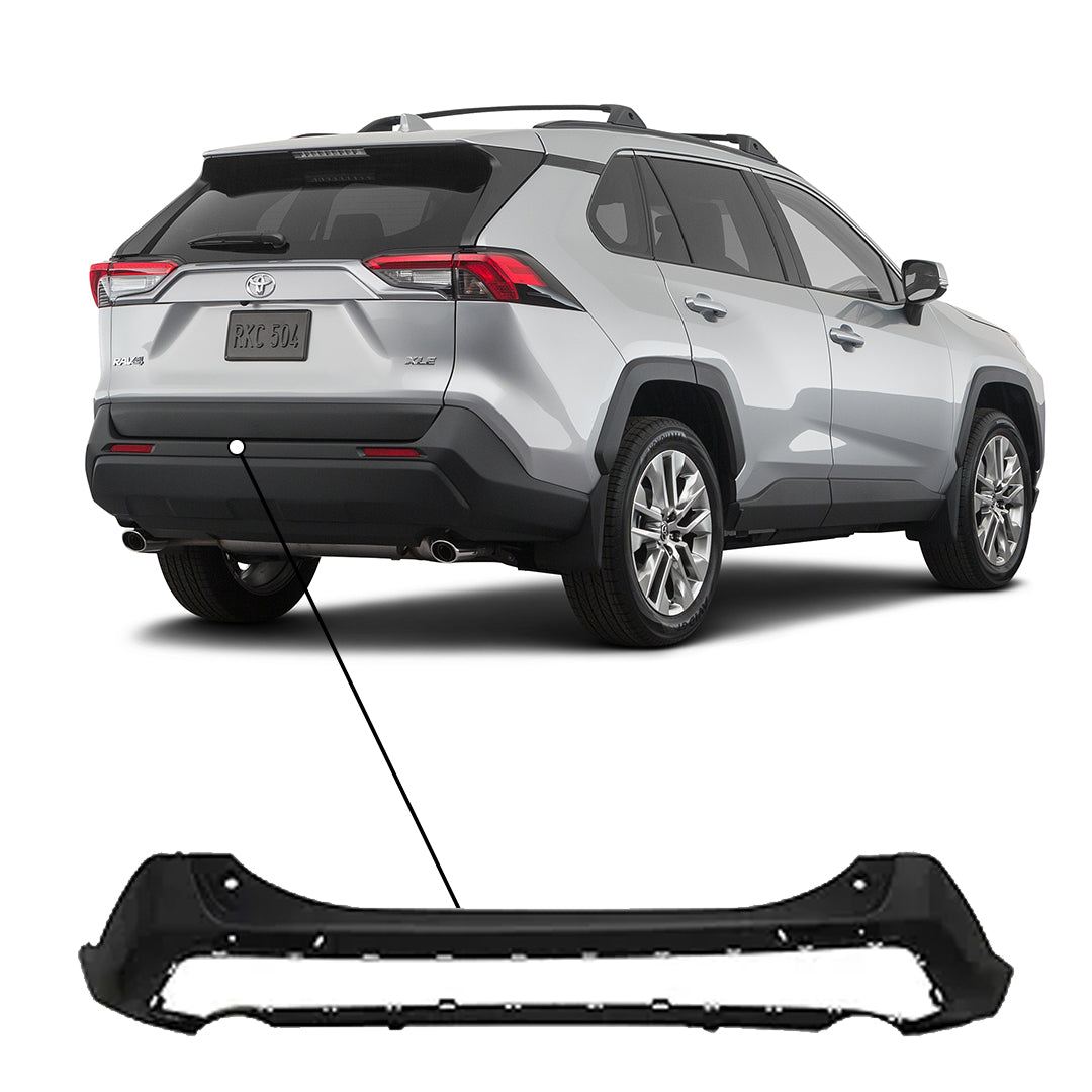 2019-2023 Toyota RAV4 Rear Bumper Without Sensor Holes - TO1100348