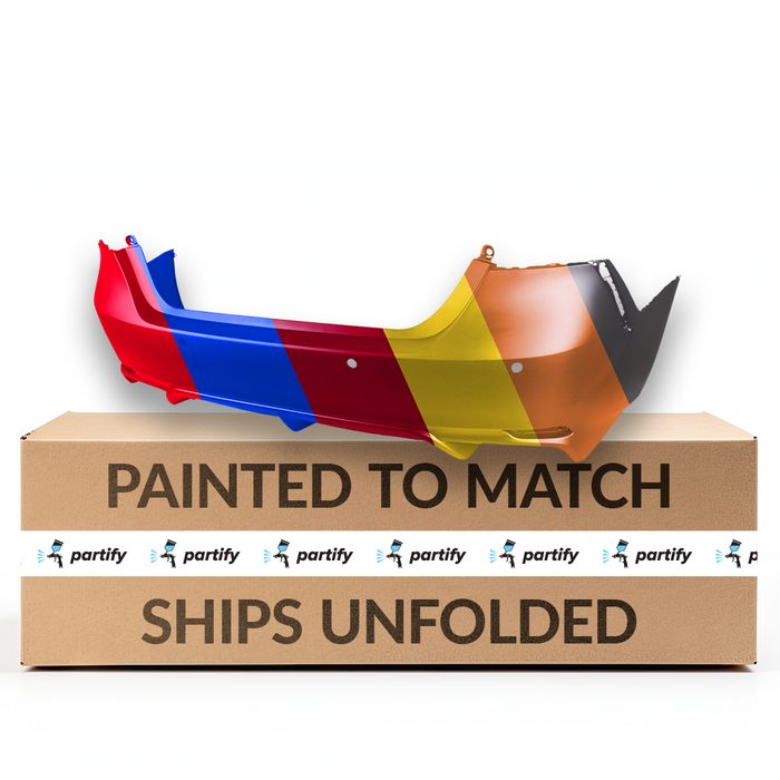 Toyota Camry XSE Non TRD OEM Rear Bumper With Sensor Holes - 521590X932