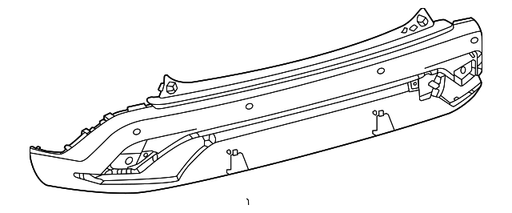 Toyota Corolla Cross Hybrid S/Hybrid SE Rear Bumper Hybrid S Without Sensor Holes - TO1100376