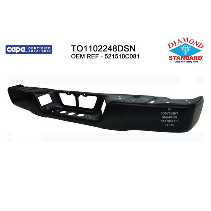 Toyota Tundra Rear Bumper Face Bar W/O Parking Aid W/Rock Warrior Pkg - TO1102248