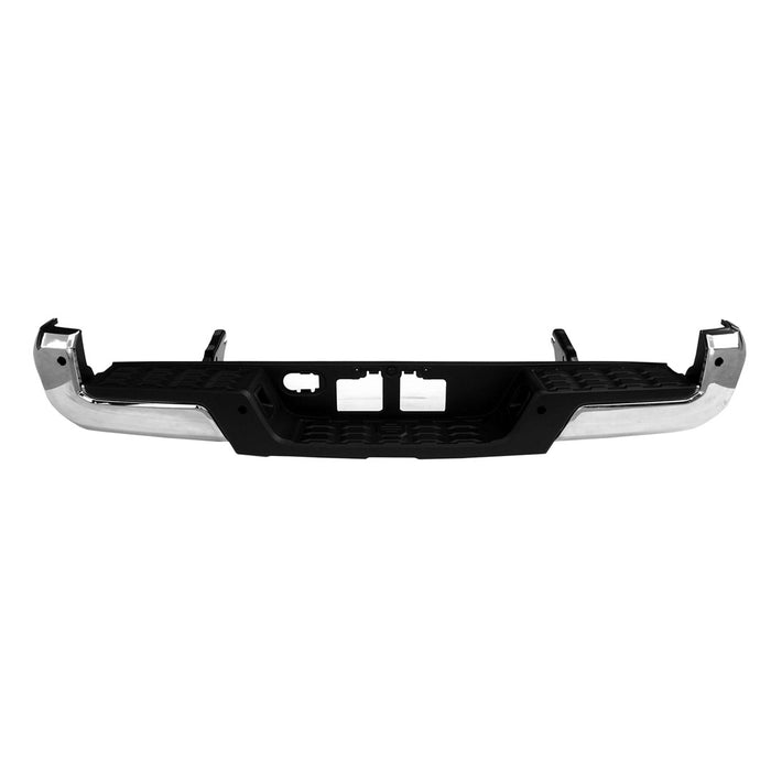 Toyota Tacoma Rear Bumper Assembly W/O Towing Hitch W/Parking Assist Chrome - TO1103127