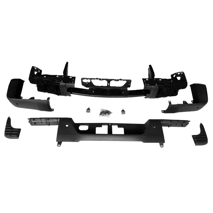 Toyota Tundra Rear Bumper Assembly Resin To 1-17 W/O Tow Hitch W/Park W/Blind Spot - TO1103132