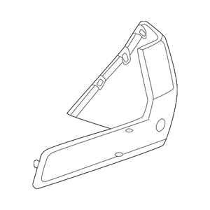 Rear Driver Side Outer Bumper Extension image