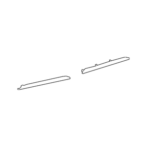 Rear Passenger Side Bumper Molding image