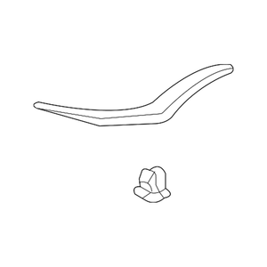 Rear Passenger Side Bumper Molding image