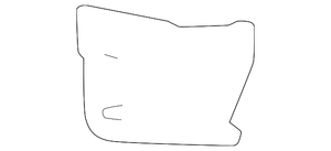 Rear Driver Side Bumper to Body Filler Panel image