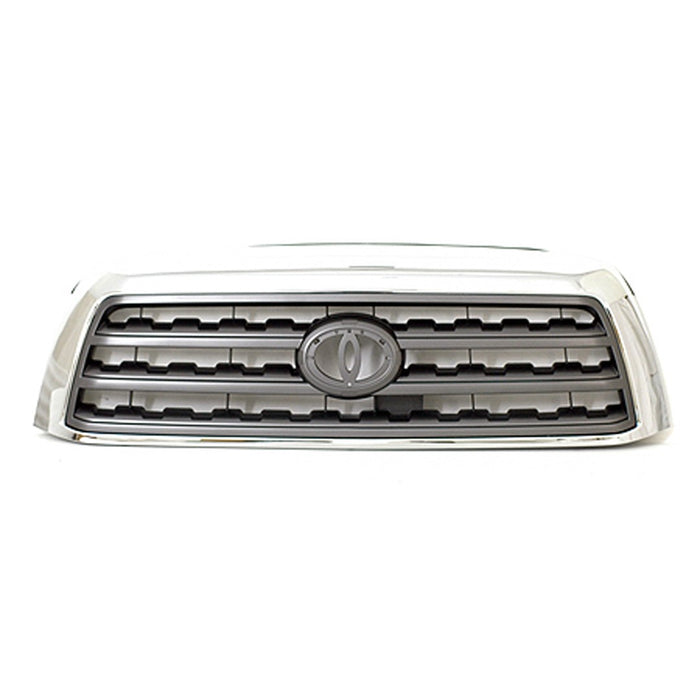 Toyota Sequoia SR5/SR5 Premium Grille W/O Sport Pkg Chrome/Gray Assembly - TO1200331