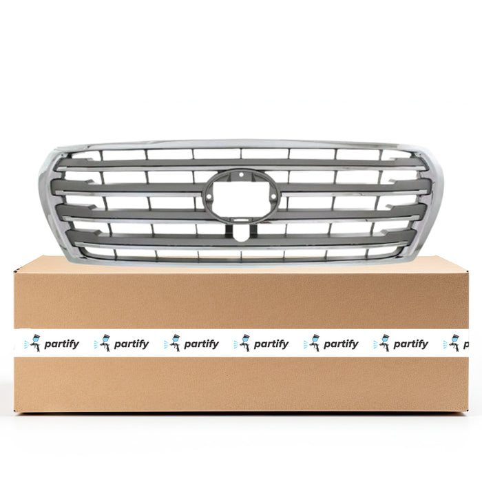 Toyota Land Cruiser Grille Chrome/Silver Assembly - TO1200370