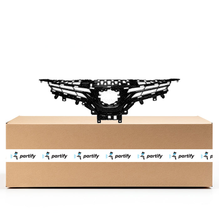 Toyota Camry Grille Glossy Black Without Surround View XLE - TO1200420