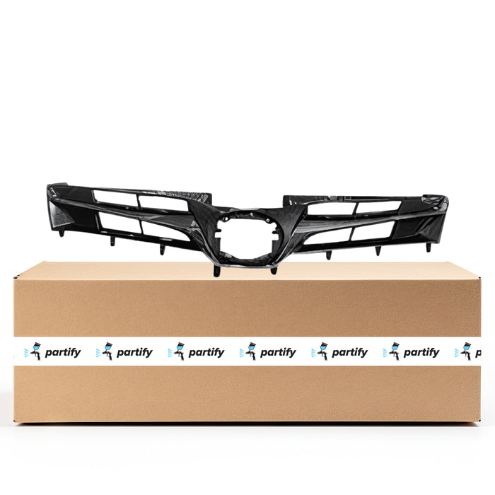 Toyota Sienna Upper CAPA Certified Grille Painted Silver With Chrome Moulding XLE/Limited Model - TO1200430C