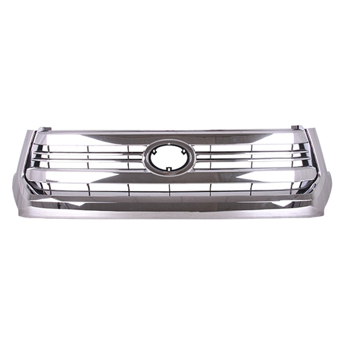 Toyota Tundra CAPA Certified Grille Round Emblem Mounting Standard Type Chrome Assembly - TO1200431C