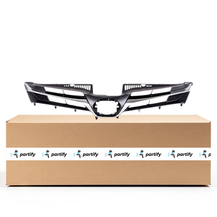 Toyota Sienna CAPA Certified Grille Matte Black With Chrome Moulding Base/L/Ce Model - TO1200433C