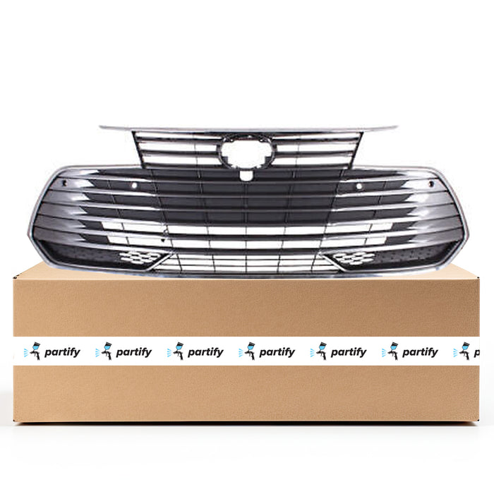 Toyota Avalon Grille Silver Gray With Sensor/Camera Limited/XLE Models(Bar Style) - TO1200437