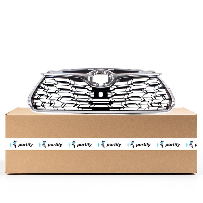 Toyota Highlander Hybrid Limited/Hybrid Platinum/Hybrid XLE/Limited/Platinum/XLE CAPA Certified Grille 531010E330 Assembly - TO1200457C