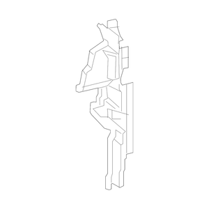 Driver Side Grille Air Deflector image