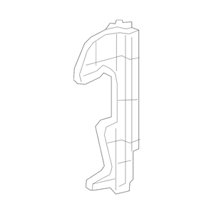 Driver Side Grille Air Deflector image