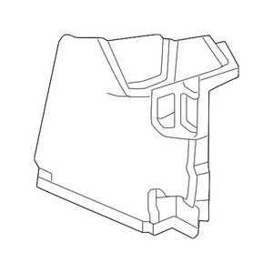 Passenger Side Grille Air Deflector image