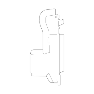 Driver Side Grille Air Deflector image