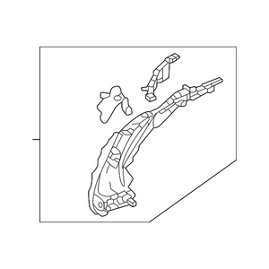 Passenger Side Radiator Support image