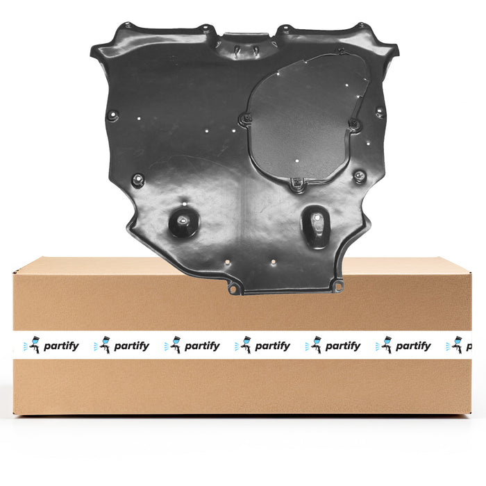 Toyota Highlander Hybrid LE/Hybrid Limited/Hybrid Platinum/Hybrid XLE Rear Lower Undercar Shield Mat: Pe/Vacuum Form - TO1228296