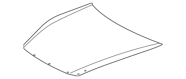 Toyota Crown Signia Hood Panel Assembly - TO1230277