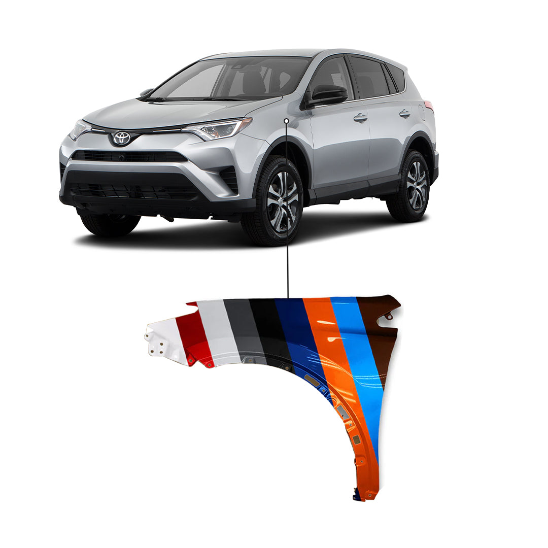トヨタ純正RAV4フロントフェンダー左右 RAV4 MXAA52 AXAH52 純正 左右 フロント フェンダー アーチモール