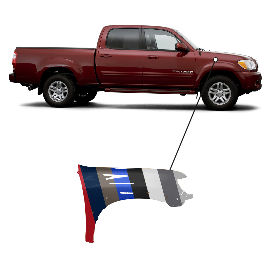 2000-2006 Toyota Tundra Passenger Side Fender With Flare Holes