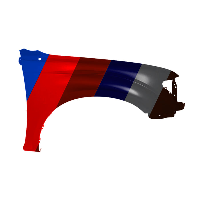 Guardabarros del lado del pasajero con certificación CAPA para Toyota Tacoma, sin orificios de ensanchamiento - TO1241180C