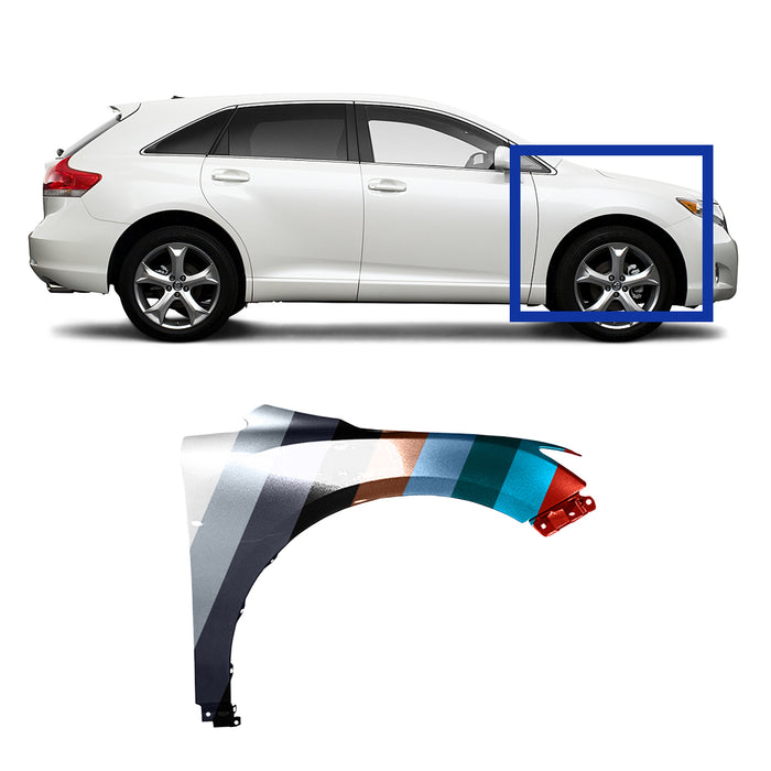 Toyota Venza CAPA Certified Passenger Side Fender - TO1241230C