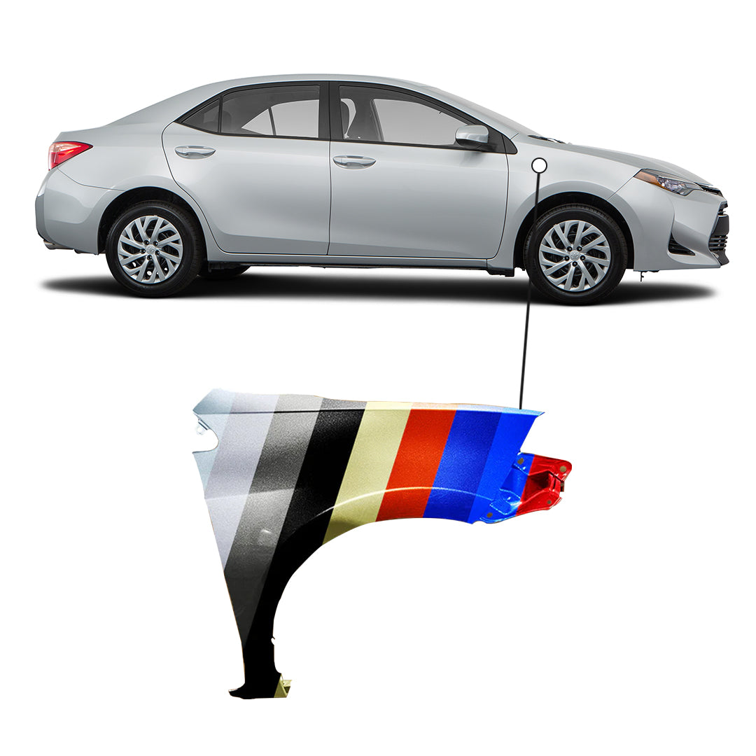 2014-2019 Toyota Corolla Passenger Side Fender - TO1241248 — Partify