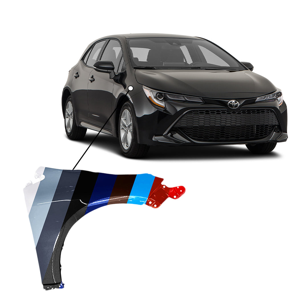 2019-2025 Toyota Corolla Hatchback/Sedan Passenger Side Fender