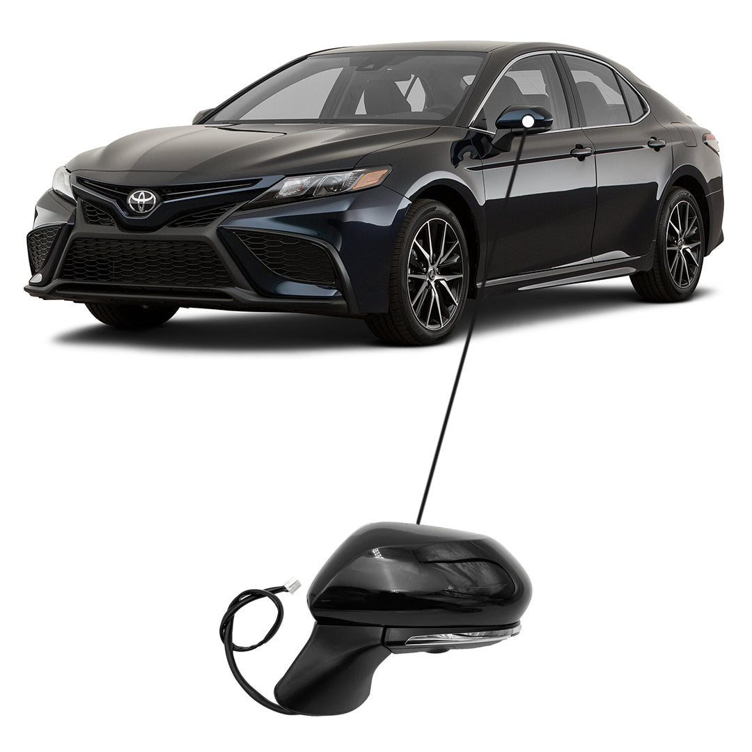 2018-2021 Toyota Camry Driver Side Door Mirror North America Built