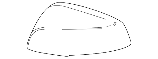 Toyota Sienna Door Mirror Cover With Signal Lamp - TO1326131
