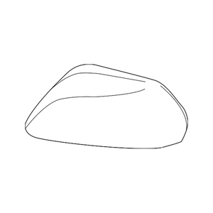 Passenger Side Door Mirror Cover image