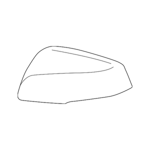 Passenger Side Door Mirror Cover image