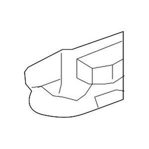 Front Passenger Side Interior Door Handle image