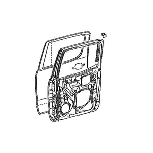 Rear Driver Side Door Shell image